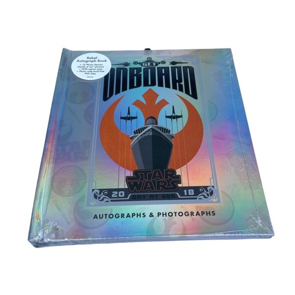 Disney Cruise 2018 Star Wars Day at Sea Empire Rebel Autograph Photograph Book - Picture 1 of 3